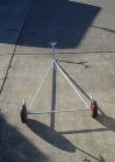 Picture of ILCA (Laser) Galvanised Dolly with Full Rubber Wheels