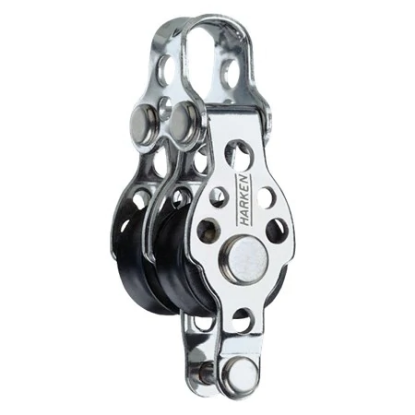 Show details for Harken 16mm double block with beckett (HK 407) Picture of Harken 16mm double block with beckett (HK 407)